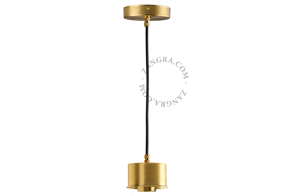 lampada a sospensione in ottone - Ø 8,5 cm