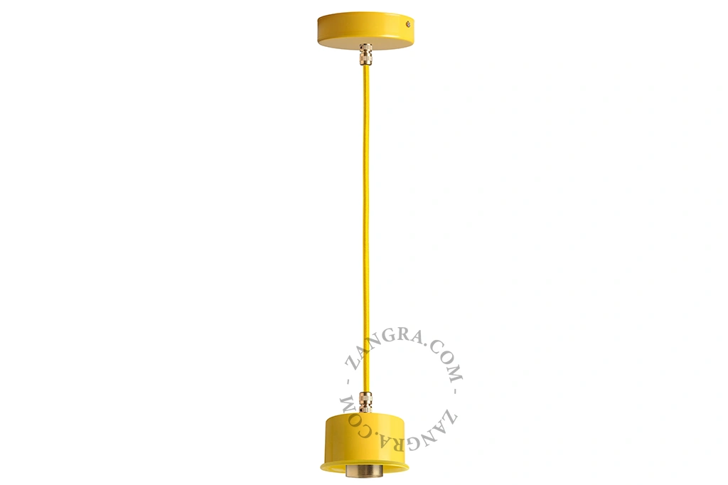 yellow pendant light - Ø 8.5 cm