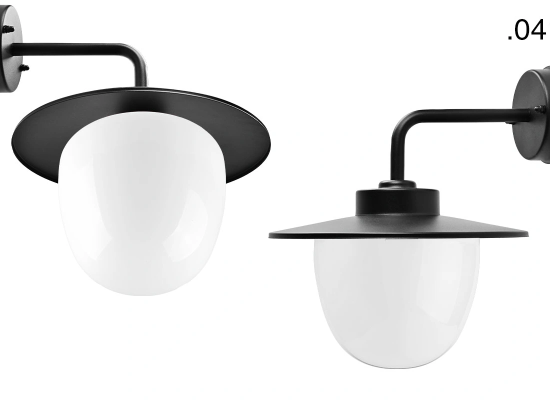 black wall light Eduardo - IP54