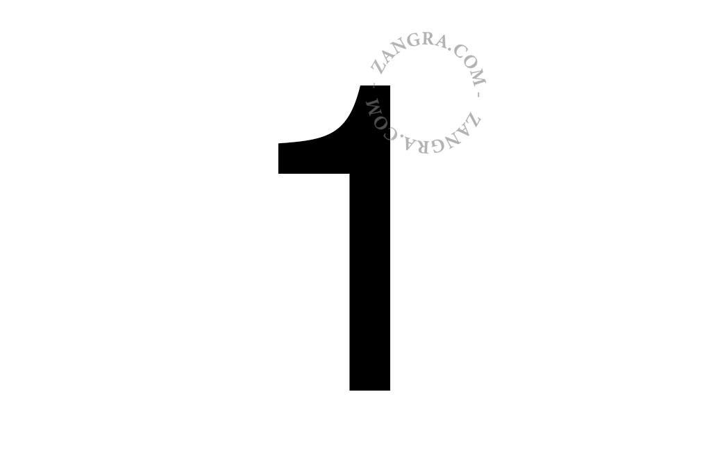 adhesive numbers - 0 to 9