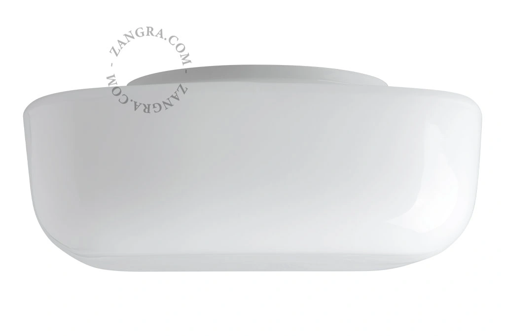 lampada da parete o da soffitto in vetro soffiato - 25 cm