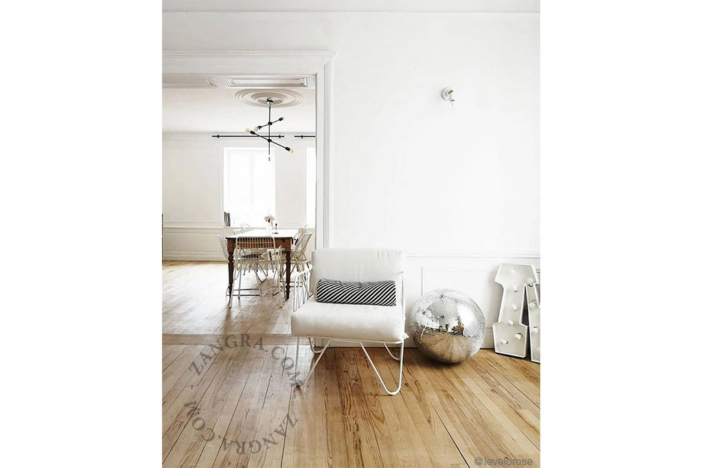 applique ou plafonnier orientable en porcelaine blanche