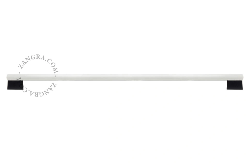 schwarze Wand- oder Deckenleuchte S14s - Stablampe - 100cm
