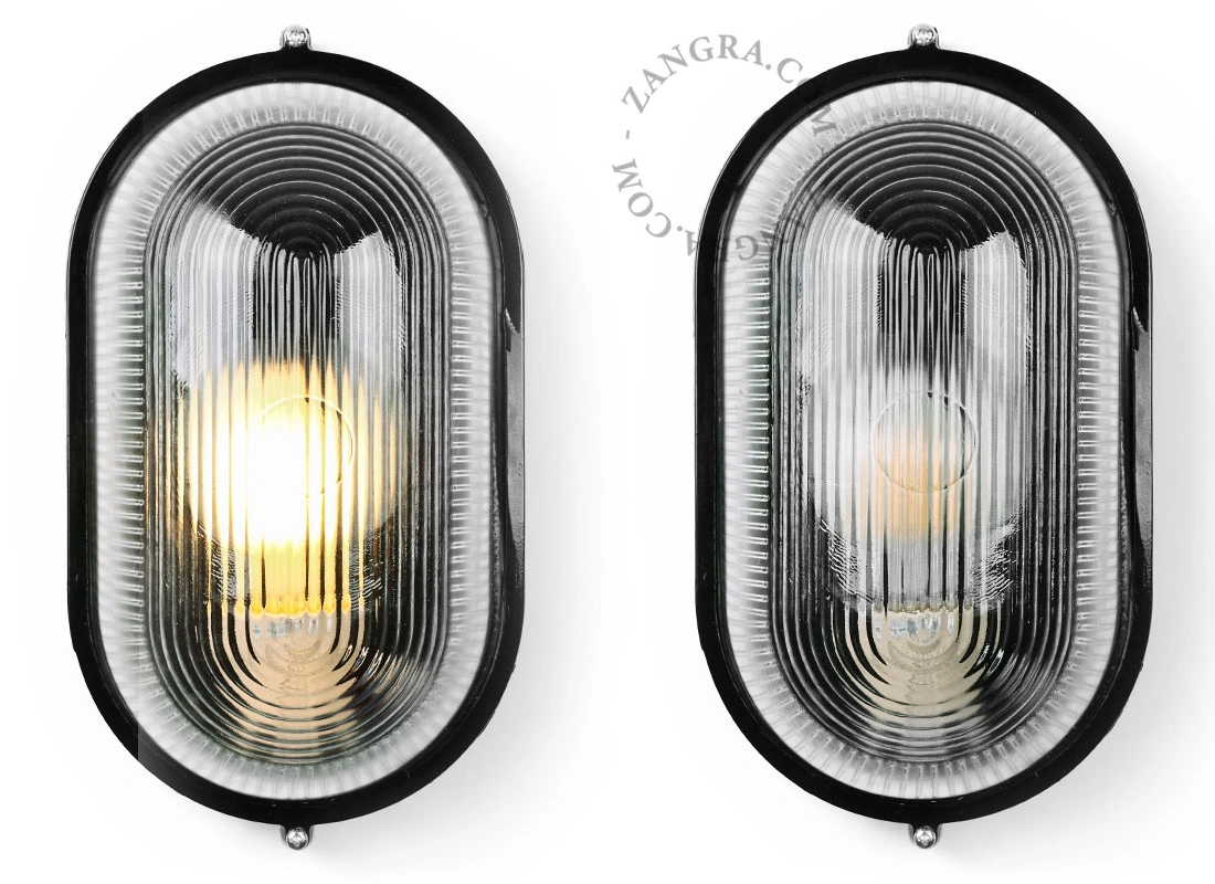 candeeiro exterior preto Dijon - IP54