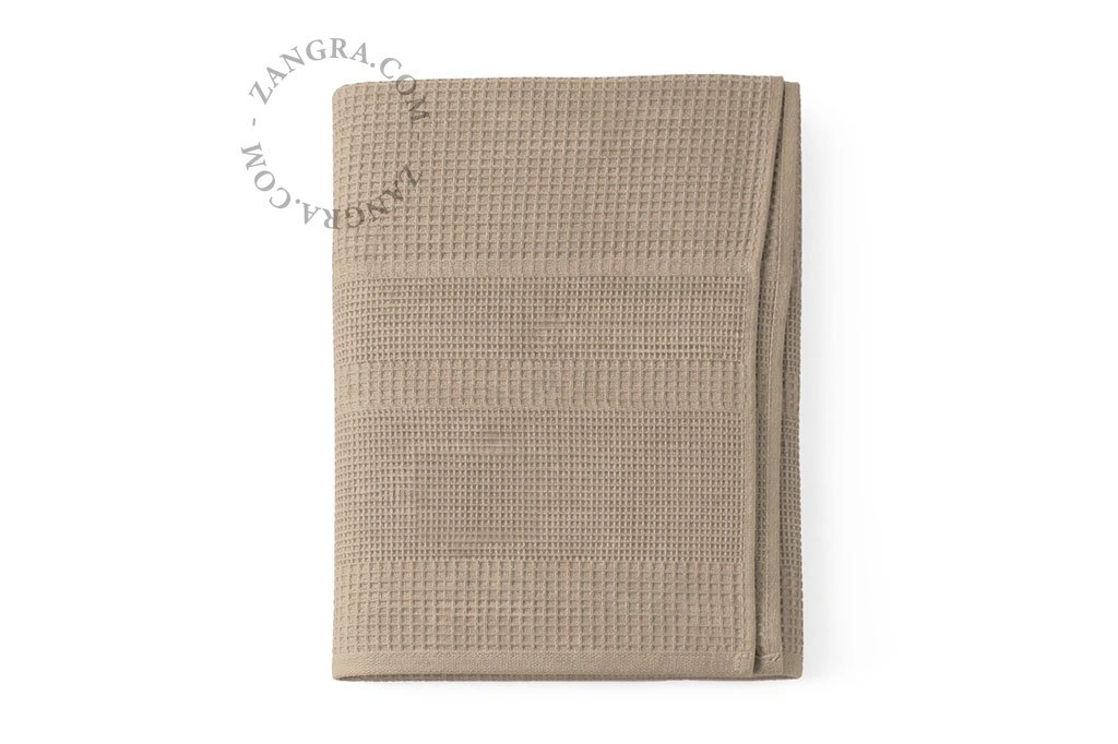 ecru wafelhanddoek