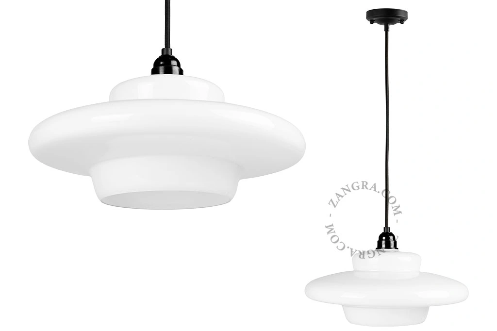 Art Deco glazen hanglamp Dionysus