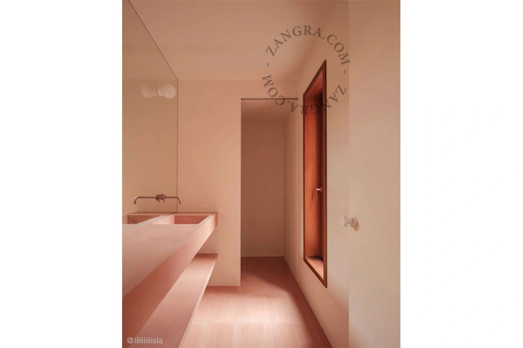 lámpara de baño de porcelana blanca - pantalla de vidrio - Ø 8,5cm -  IP54