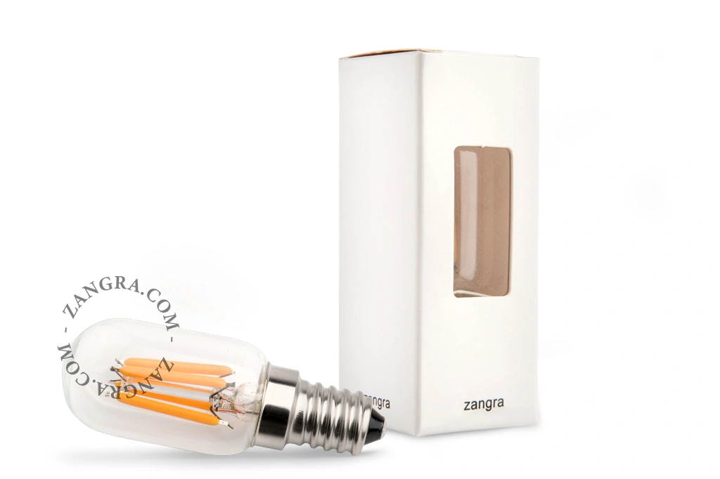 E12 dimbar filament LED ljuskälla - 2200K - 3W