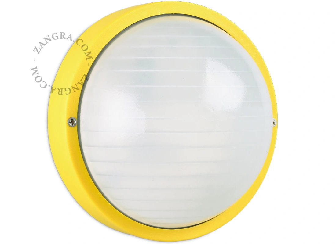 yellow bulkhead light Daffodil - IP44