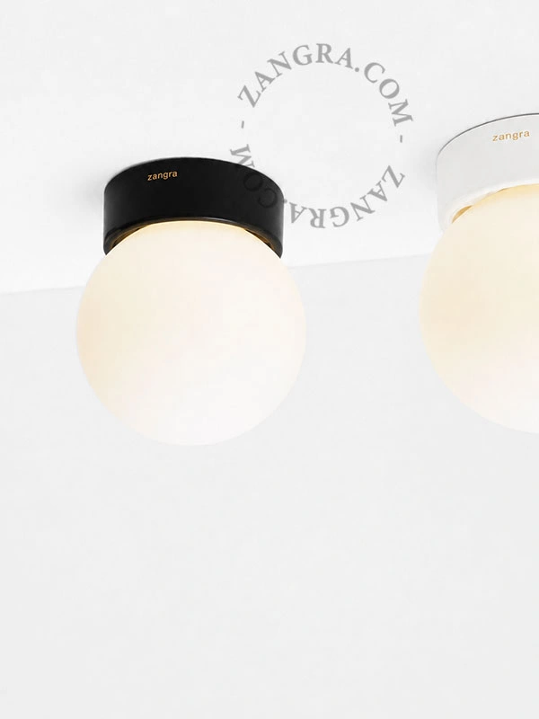 aplique o plafón de porcelana blanca Dani - IP54