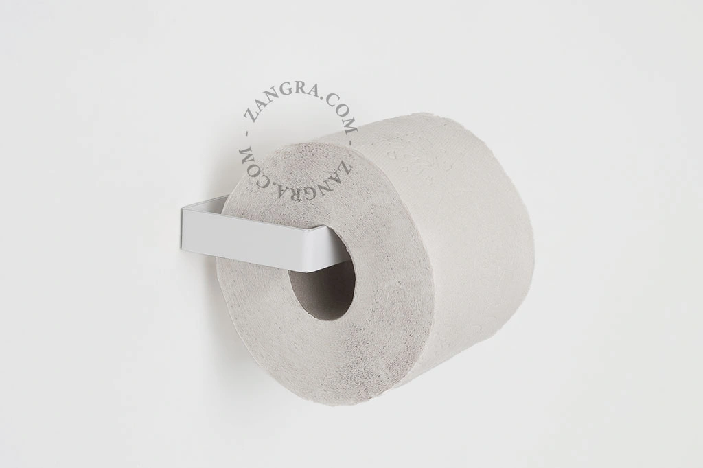 portarrollos de papel higiénico Abel - blanco