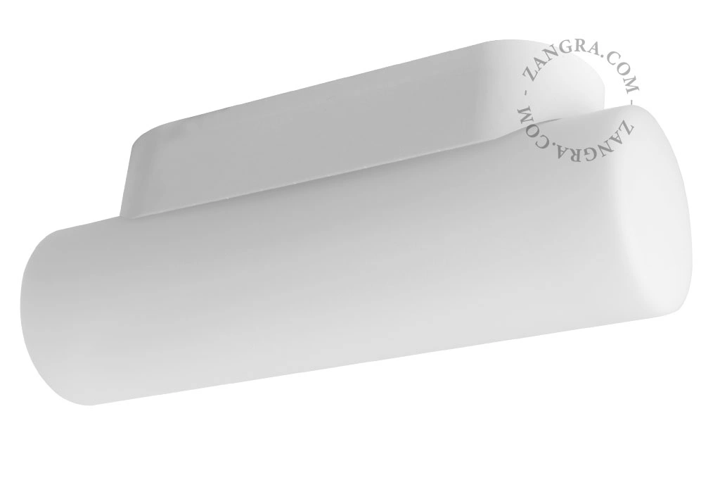 Leuchte aus geblasenem Glas für den Außenbereich oder das Badezimmer – 28 cm - IP43