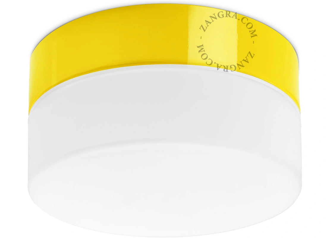 żółta porcelanowa lampa , Dana - Ø 18 cm - IP54