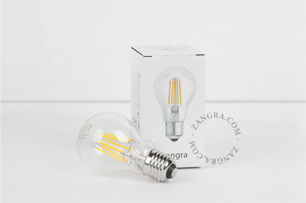 bombilla de filamento LED E27 regulable - 2700K - 6,5W