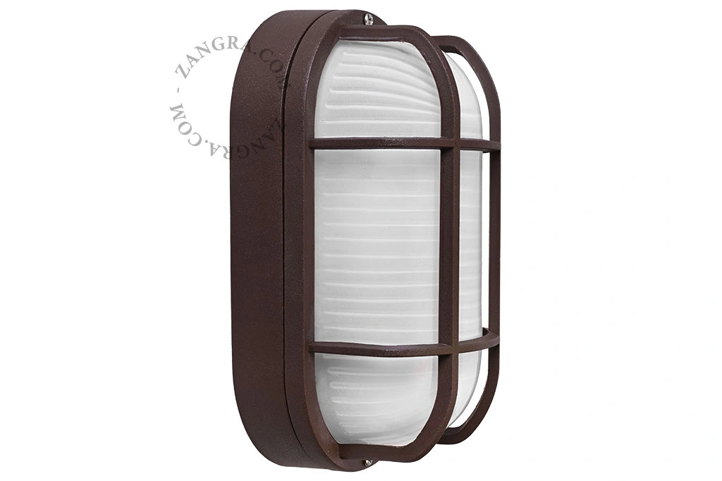 braune vergitterte Schiffslampe Benji - IP44