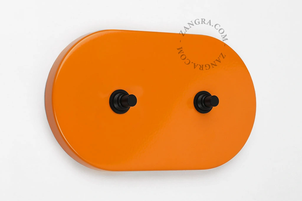 orange switch - double black push-button