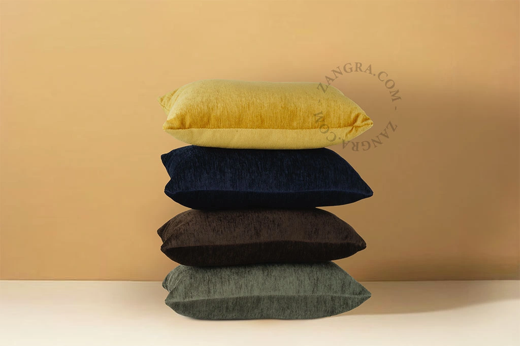 dekorative puder i fløjl - 52cm x 33cm