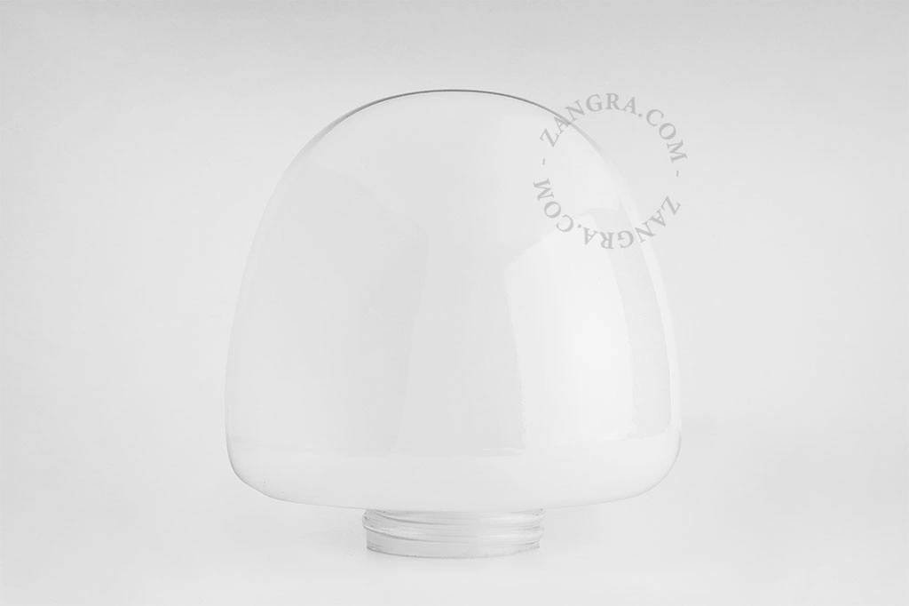 abat-jour Bauhaus en verre opale