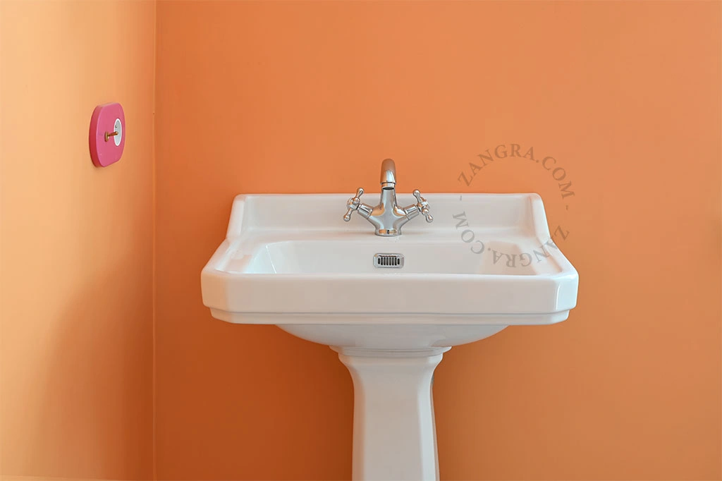grifo de lavabo Cicero con asas en cruz