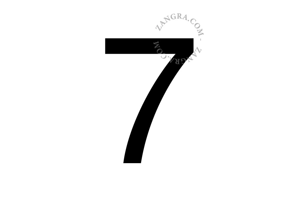 adhesive numbers - 0 to 9