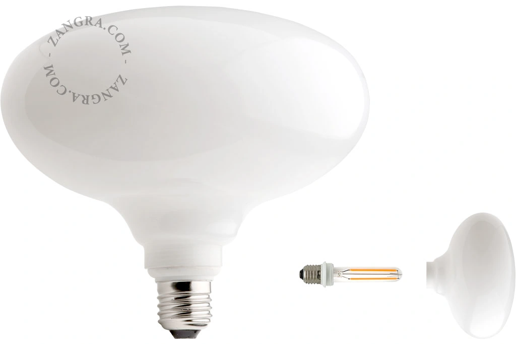 E27 dimbar filament LED ljuskälla - opalt glas - pumpa - 2700K - 4W
