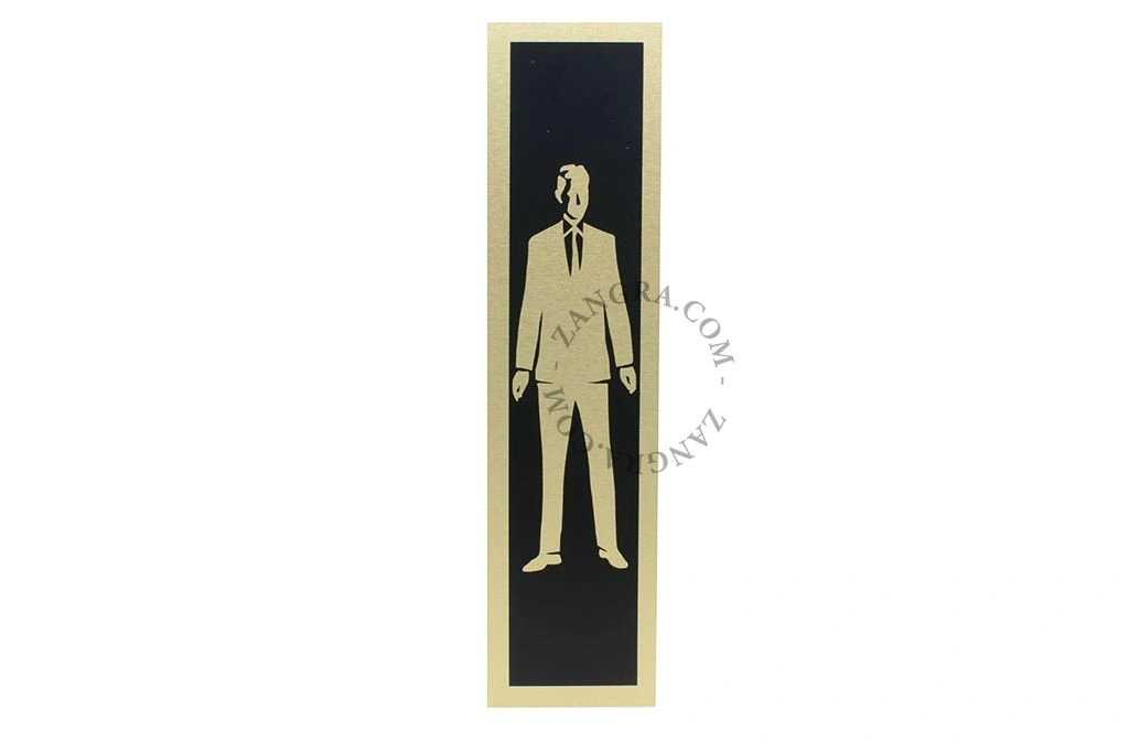 restroom pictogram - man vintage