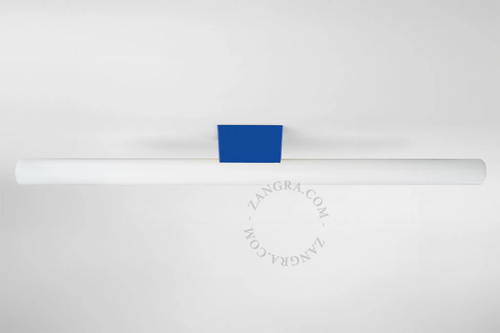 blå væg eller loft lampe S14d - opal stick pære