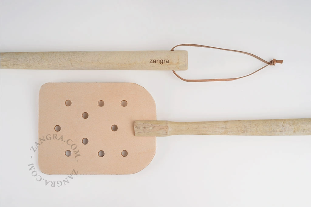 leather fly swatter