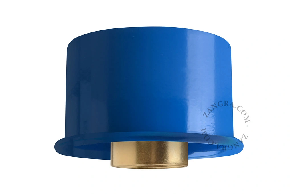 blå lampe - Ø 8 cm