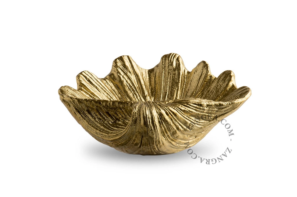 gold-coloured coin dish
