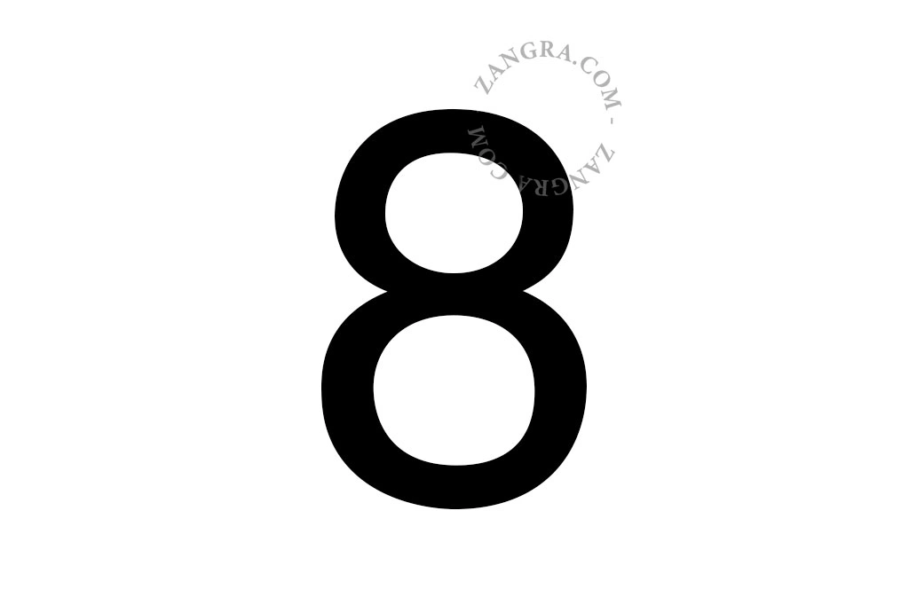 adhesive numbers - 0 to 9