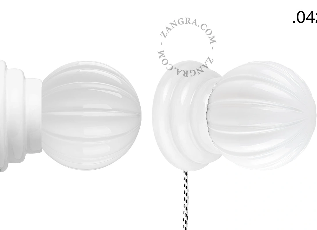 white porcelain Art Deco table or wall light