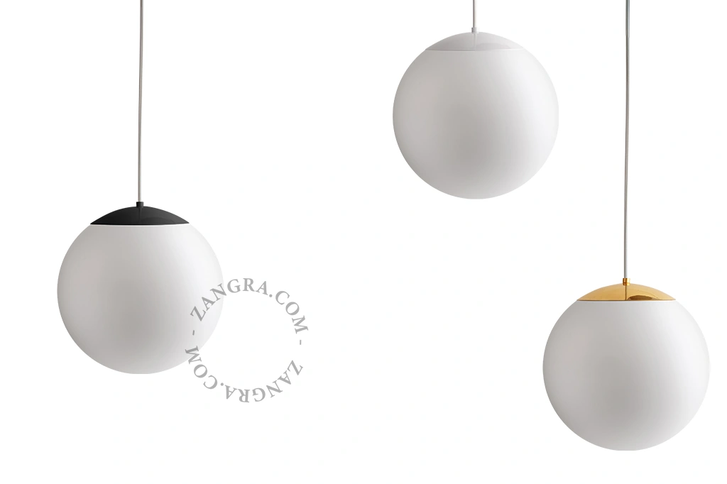 ręcznie wykonana szklana lampa wisząca - 30 cm