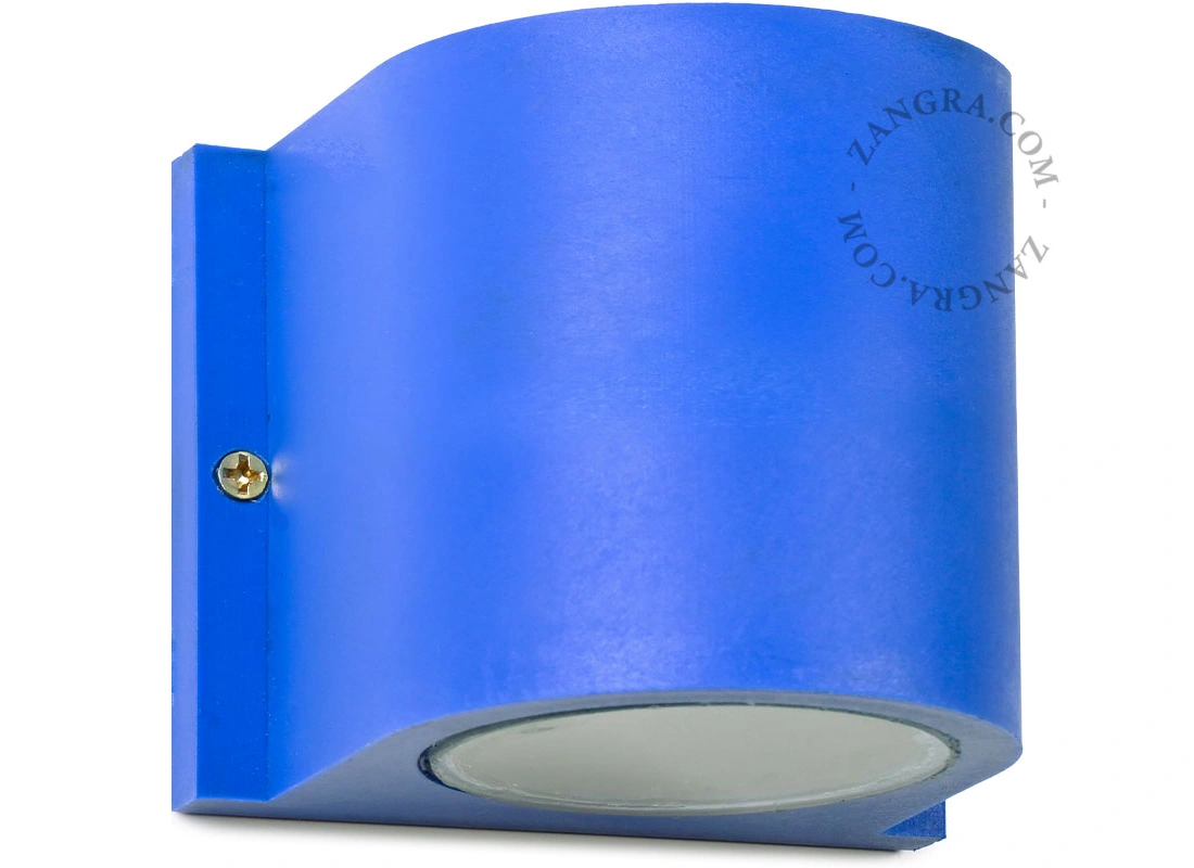 niebieska lampa ścienna Elias - IP44