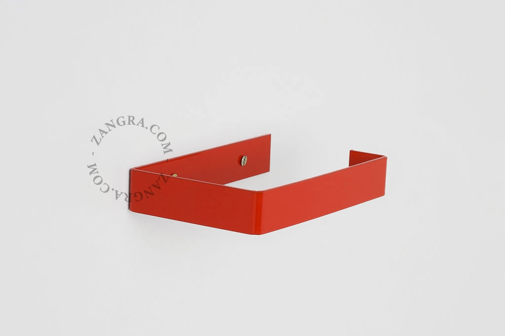 suporte papel higiênico Abel - vermelho