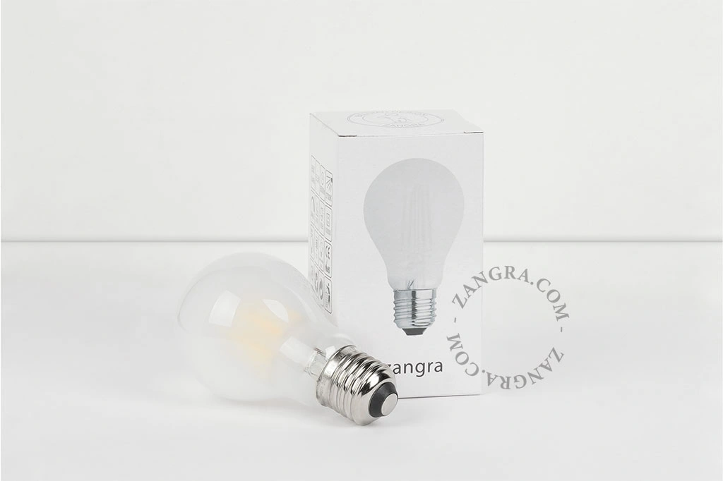LED regulável - vidro opalino - 6,5W -  Ø 6 cm
