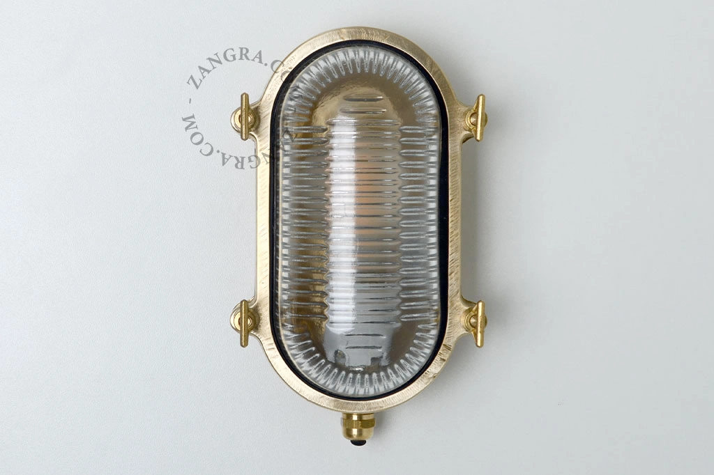udendørs skotlampe i messing - IP64