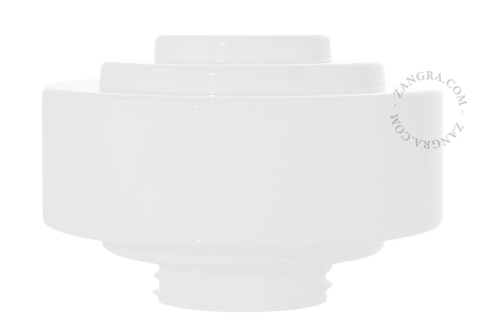 abat-jour en verre opale