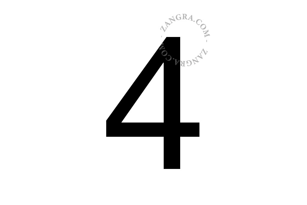 adhesive numbers - 0 to 9