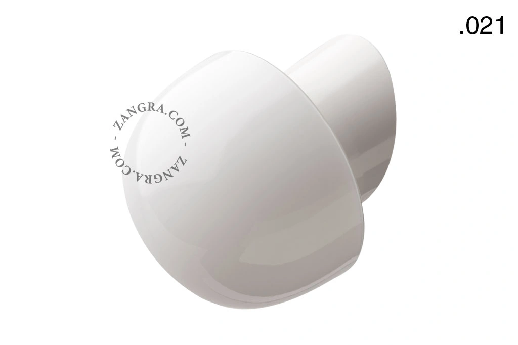 applique blanche - globe en verre - Ø 11 cm