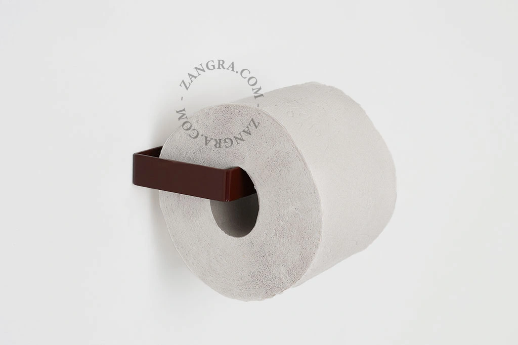 toilet paper holder Abel - brown