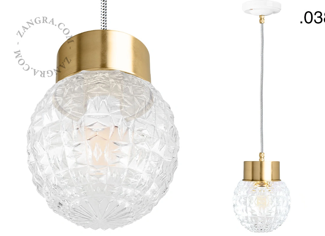brass pendant light Celestine