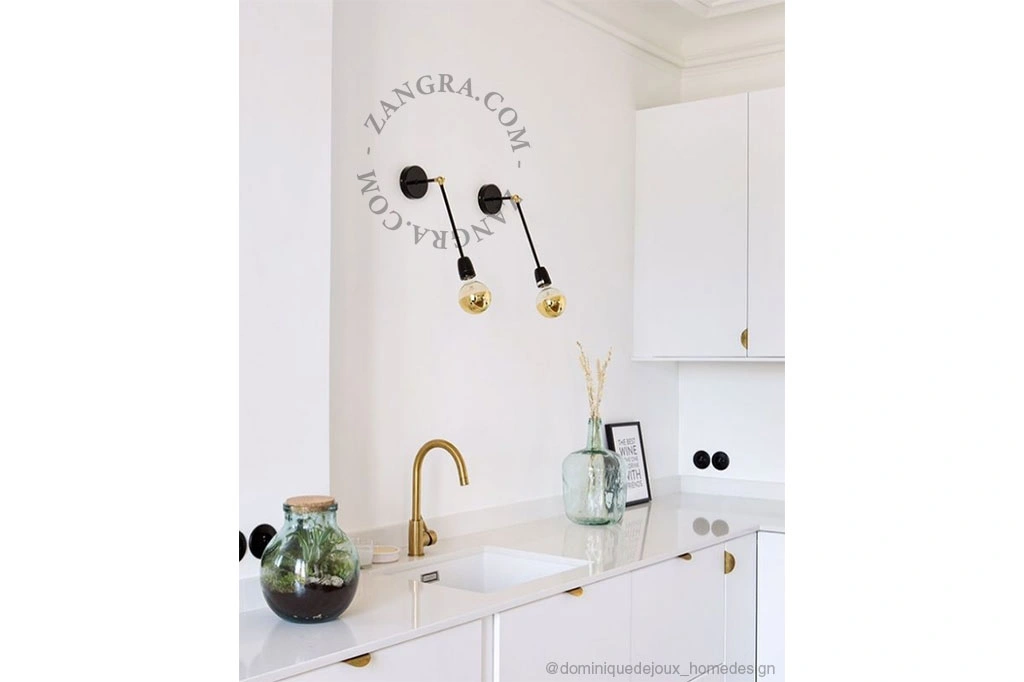 LED filament bulb – gold crown mirror