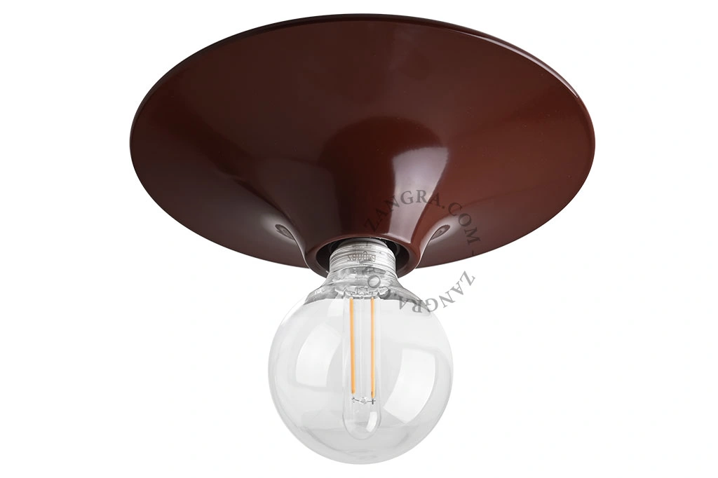 applique ou plafonnier marron - Ø 26 cm