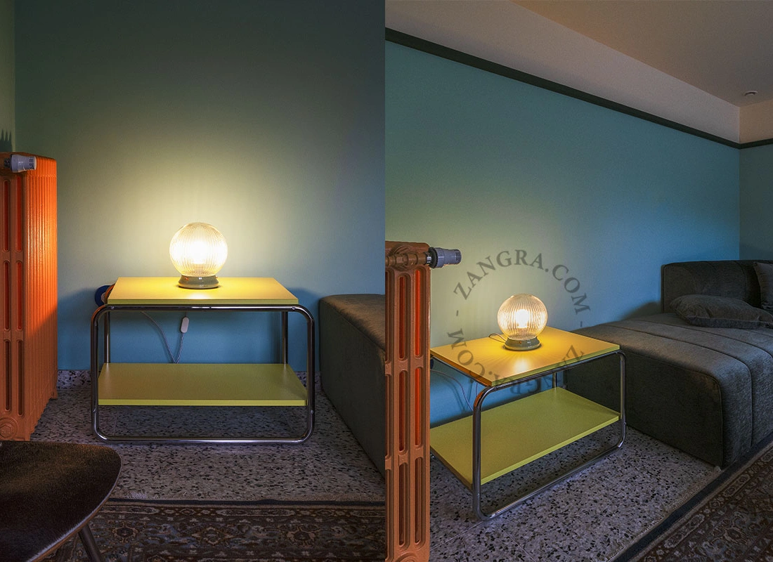 green porcelain table or wall light Cedric