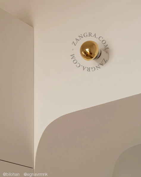 LED filament bulb – gold crown mirror