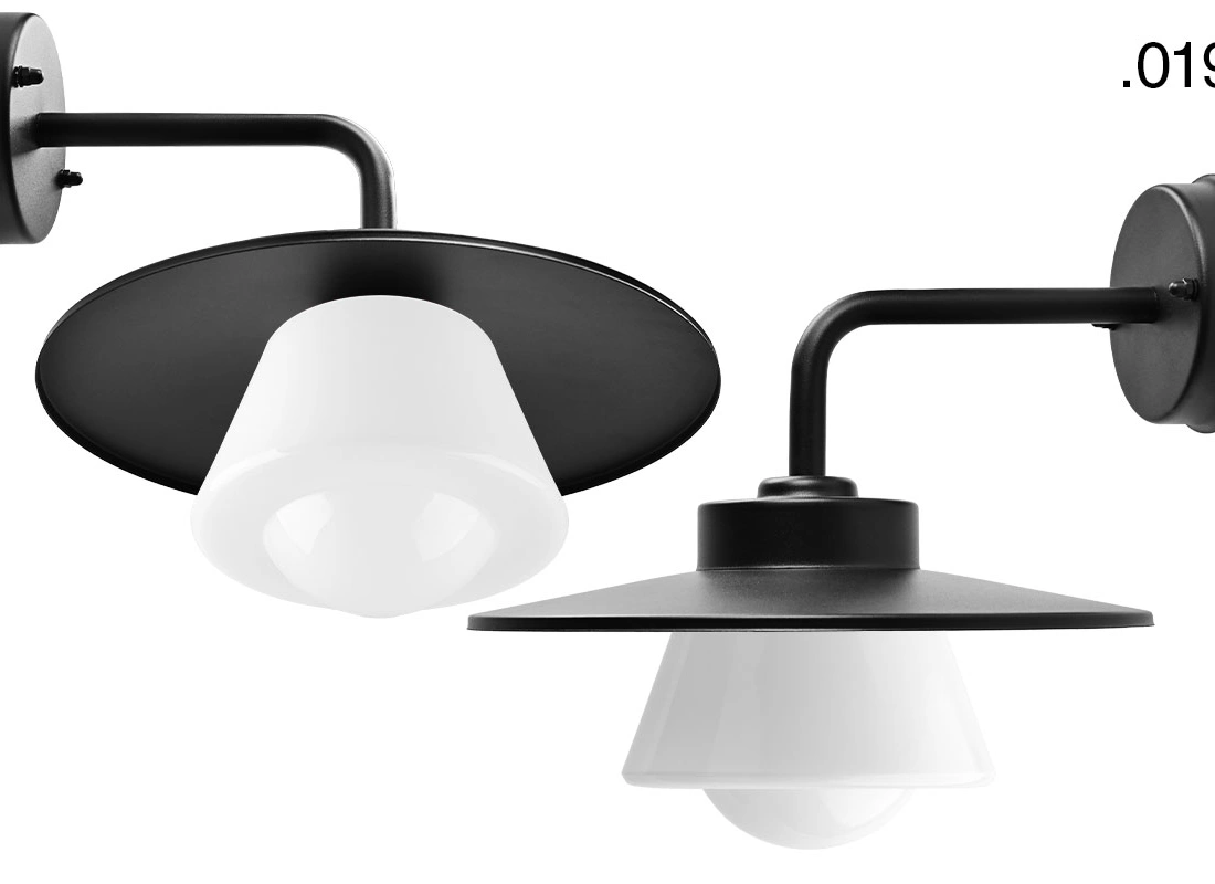black wall light Eduardo - IP54