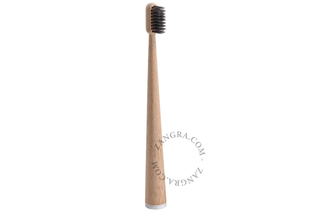 self standing bamboo toothbrush