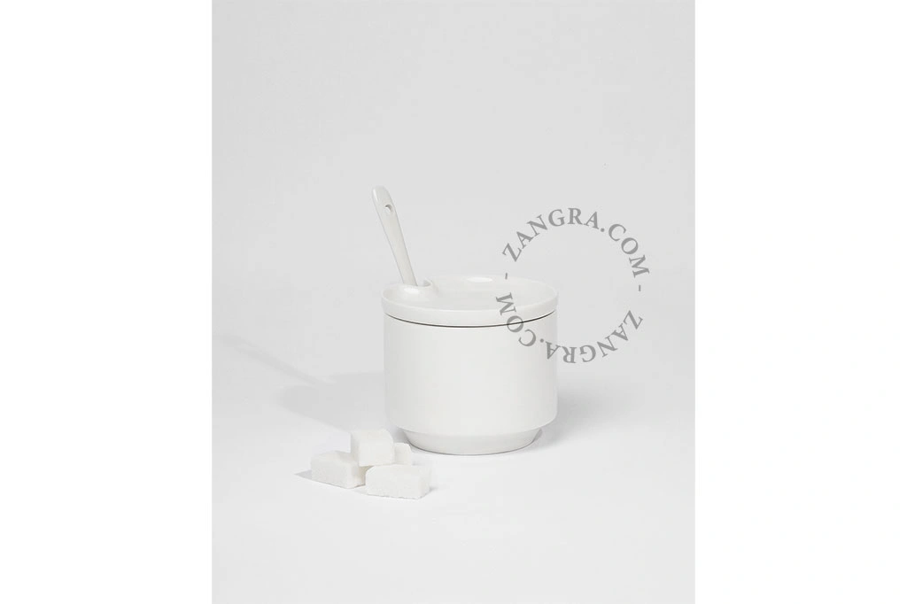 porcelain plate with notch - Ø 9 cm