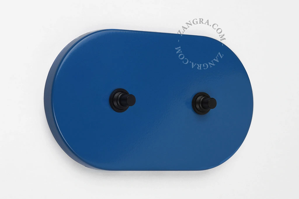 doppel-Druckschalter – blau/schwarz